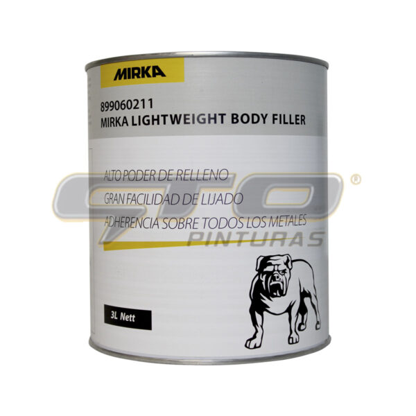 MIRKA LIGHTWEIGHT BODYFILLER  3 KG